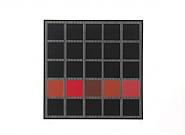Jesús Rafael Soto - Untitled - Red Row (Prints and Multiples) h: 22 x w: 30 in / h: 55.9 x w: 76.2 cm