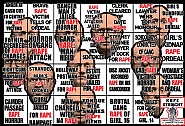 Gilbert and George - Rape Straight (Paintings) h: 302 x w: 444 cm / h: 118.9 x w: 174.8 in