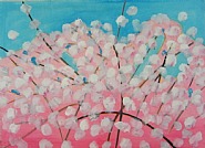 Alex Katz - Cherry Blossoms (Paintings) h: 121.9 x w: 167.6 cm / h: 48 x w: 66 in