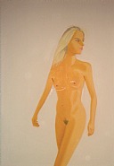 Alex Katz - Nude 1 (Paintings) h: 213.4 x w: 152.4 cm / h: 84 x w: 60 in