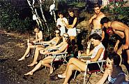 'Americans in Kodachrome' edited by Guy Stricherz (River Party, South River, North Kingston, Rhode Island. Eugene Christiansen, photographer)