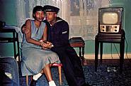 'Americans in Kodachrome' edited by Guy Stricherz (Sailor with Lady, Erie, Pennsylviania. Hayes W. Houston, photographer)
