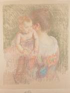 Baby Charles Looking Over His Mother’s Shoulder (No. 2)