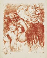 Pierre-Auguste Renoir - Le Chapeau épinglé, 1re planche (Prints and Multiples) h: 23.6 x w: 19.4 in / h: 59.9 x w: 49.3 cm