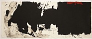 Robert Motherwell - Black With No Way Out (Prints and Multiples) h: 15 x w: 37.8 in / h: 38.1 x w: 96 cm