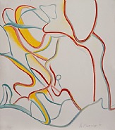 Willem de Kooning - Quatre Lithographie: One Plate (Prints and Multiples) h: 28.2 x w: 24.8 in / h: 71.6 x w: 63 cm