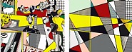 Roy Lichtenstein - Tel Aviv Museum Print (Prints and Multiples) h: 26.2 x w: 56.5 in / h: 66.5 x w: 143.5 cm