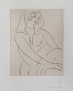 Henri Matisse - Jeune femme, voile sur la tete (Prints and Multiples)
