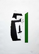Robert Motherwell - In White with Green Stripe (Prints and Multiples)