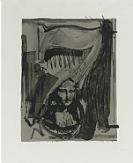 Jasper Johns - Figure 7 from 'Black Numerals Series' (Prints and Multiples)