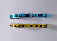 Jenny Holzer - Blue Laments Arno and Amber Truisms Living (Installations) h: 5 x w: 53 x d: 27.5 cm / h: 2 x w: 20.9 x d: 10.8 in