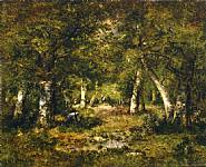 Narcisse Virgile Diaz de la Peña - Fagotière en sous-bois (Paintings)