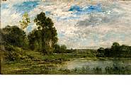 Charles François Daubigny - LAVANDIÈRES AU BORD DE L’OISE (Paintings)
