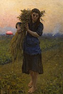 Jules Breton - Gleaner (Glaneuse) (Paintings)