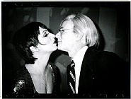 Christopher Makos - Andy Warhol Kissing Liza Minelli (Photographs) h: 45 x w: 60 in / h: 114.3 x w: 152.4 cm