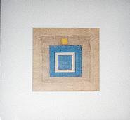 Burgoyne Diller - No. 9 Grey and Blue (Works on Paper (Drawings, Watercolors etc.)) h: 8.2 x w: 8.2 in / h: 20.8 x w: 20.8 cm