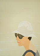 Alex Katz - Margit Smiles (Prints and Multiples) h: 47.5 x w: 34.5 in / h: 120.6 x w: 87.6 cm