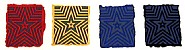 Sol LeWitt - Five Pointed Star (Grey) (Prints and Multiples) h: 7.5 x w: 26 in / h: 19 x w: 66 cm
