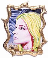 Kenny Scharf - Charlie Girl (Lisa Marie) (Paintings) h: 34.5 x w: 26.5 in / h: 87.6 x w: 67.3 cm
