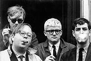 Andy Warhol, Henry Geldzahler, David Hockney and David Goodman, 1963