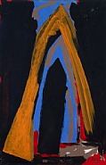 Robert Motherwell - Cathedral (Study) (Paintings) h: 22.5 x w: 14.2 in / h: 57.2 x w: 36.1 cm