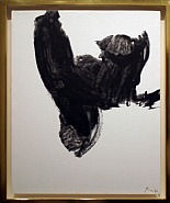 Robert Motherwell - Gesture Series No. 14 (Paintings) h: 19.5 x w: 16 in / h: 49.5 x w: 40.6 cm