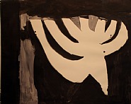Robert Motherwell - Candelabra (Works on Paper (Drawings, Watercolors etc.)) h: 22 x w: 28.2 in / h: 55.9 x w: 71.6 cm