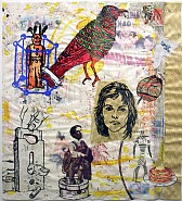 Jane Hammond - Daffodil (Mixed Media) h: 35.5 x w: 42 in / h: 90.2 x w: 106.7 cm