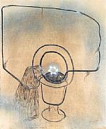 Morris Graves - Haunted Bouquet (Works on Paper (Drawings, Watercolors etc.)) h: 18.5 x w: 15 in / h: 47 x w: 38.1 cm