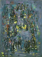 Norman Lewis - Promenade (Paintings) h: 40 x w: 30 in / h: 101.6 x w: 76.2 cm
