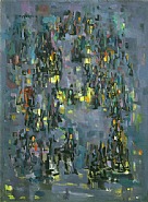 Norman Lewis - Promenade (Paintings) h: 40 x w: 30 in / h: 101.6 x w: 76.2 cm