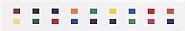 Ellsworth Kelly - 18 Colors (Cincinnati) (Prints and Multiples) h: 16 x w: 90.5 in / h: 40.6 x w: 229.9 cm