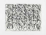 Brice Marden - Zen Studies 1-6: plate 1. (Prints and Multiples) h: 27.5 x w: 35.5 in / h: 69.8 x w: 90.2 cm