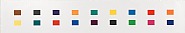 Ellsworth Kelly - 18 Colors (Cincinnati) (Prints and Multiples) h: 16 x w: 90.5 in / h: 40.6 x w: 229.9 cm