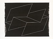 Josef Albers - Interlinear N-32 bl (Prints and Multiples) h: 18.8 x w: 24 in / h: 47.8 x w: 61 cm