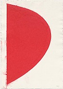 Ellsworth Kelly - Colored Paper Image IV (Red Curve) (Prints and Multiples) h: 46.5 x w: 32.5 in / h: 118.1 x w: 82.6 cm