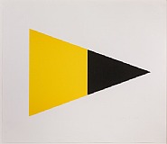 Ellsworth Kelly - Black/Yellow (Prints and Multiples) h: 34 x w: 39.8 in / h: 86.4 x w: 101.1 cm