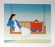 Will Barnet - Summer (Prints and Multiples) h: 35 x w: 37 in / h: 88.9 x w: 94 cm