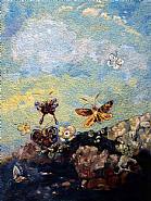 Vik Muniz - Butterflies, After Odilon Redon (Pictures of Pigment) (Prints and Multiples) h: 96 x w: 71 in / h: 243.8 x w: 180.3 cm