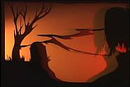 Kara Walker - . . . the angry surface of some grey and threatening sea (Installations)