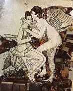 Vik Muniz - Amore and Psyche, after François Gerard (Pictures of Junk) (Prints and Multiples) h: 92.5 x w: 71 in / h: 235 x w: 180.3 cm