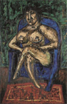 Untitled (Seated nude)
