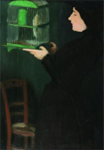 Study for Lady with a birdcage