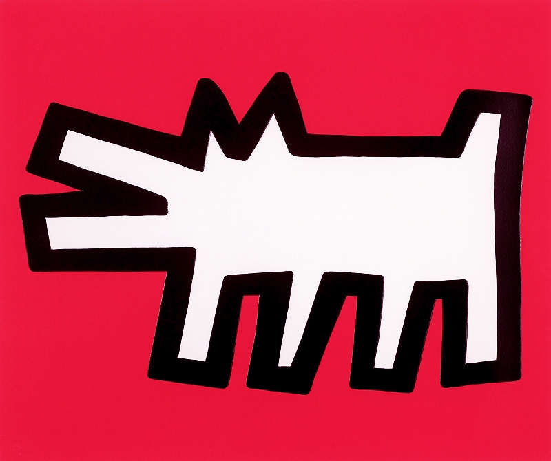 dancing dog keith haring