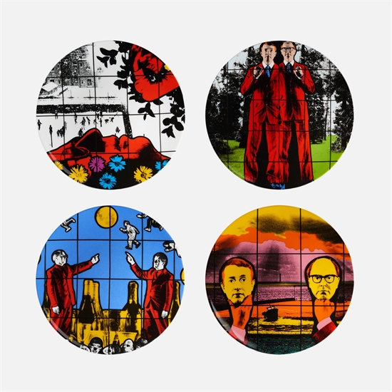 Set of 4 Plates by Gilbert & George on artnet Auctions