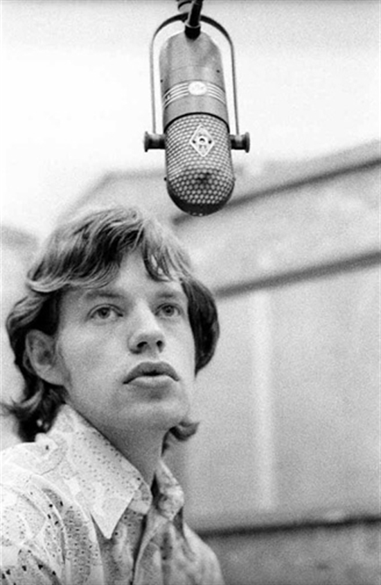 Mick Jagger with Microphone by Gered Mankowitz on artnet Auctions