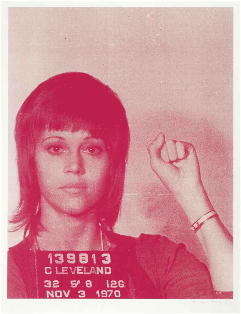 Jane Fonda (from Mugshot Series) by Russell Young on artnet Auctions