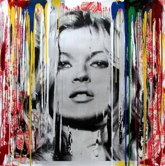 Kate Moss Fragile by Mr. Brainwash on artnet Auctions