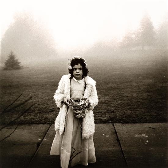 A Flower Girl at a Wedding, Conn. by Diane Arbus on artnet Auctions