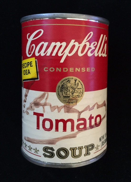 Signed Campbell's Tomato Soup Can by Andy Warhol on artnet Auctions